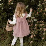 Corduroy Pinafore Dress - Thistle