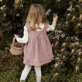 Corduroy Pinafore Dress - Thistle