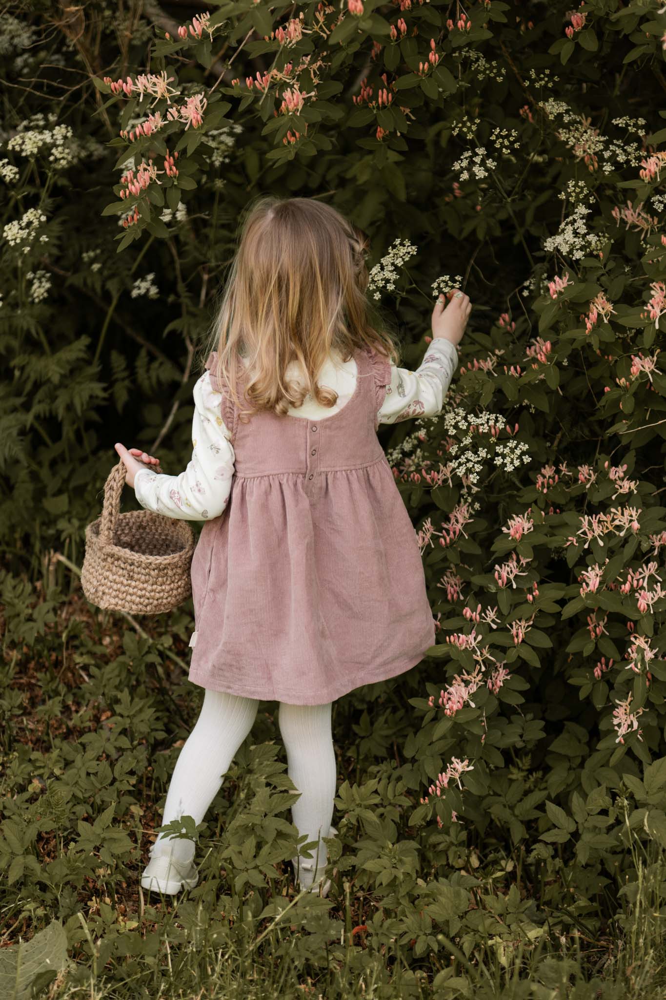 Corduroy Pinafore Dress - Thistle