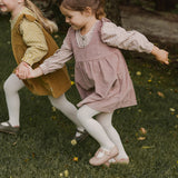 Corduroy Pinafore Dress - Thistle