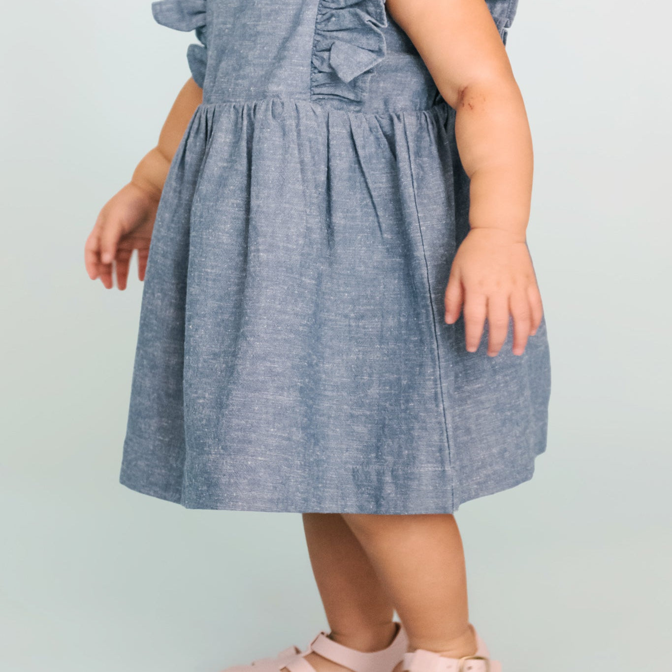 white christmas dresses Sari Chambray Babydoll — Cotton Tunic main image 0