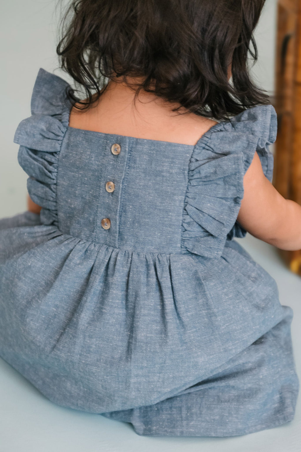 kids chambray dress