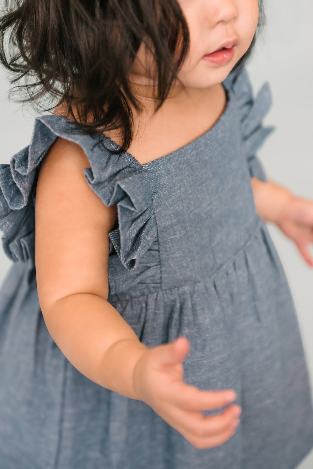 kids chambray dress