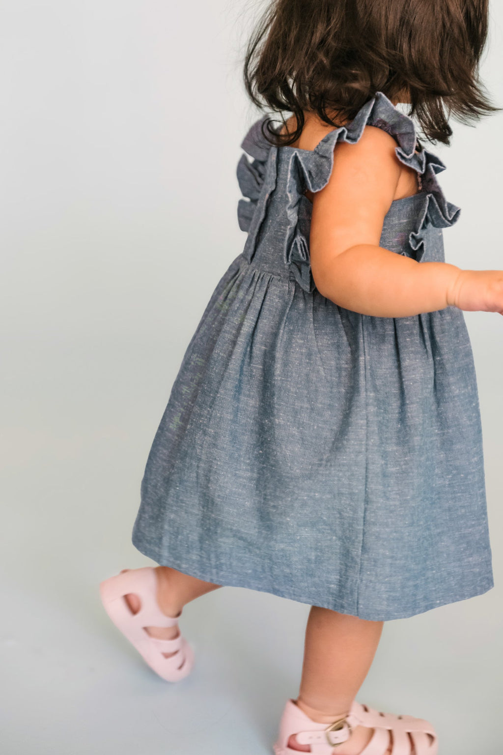 kids chambray dress