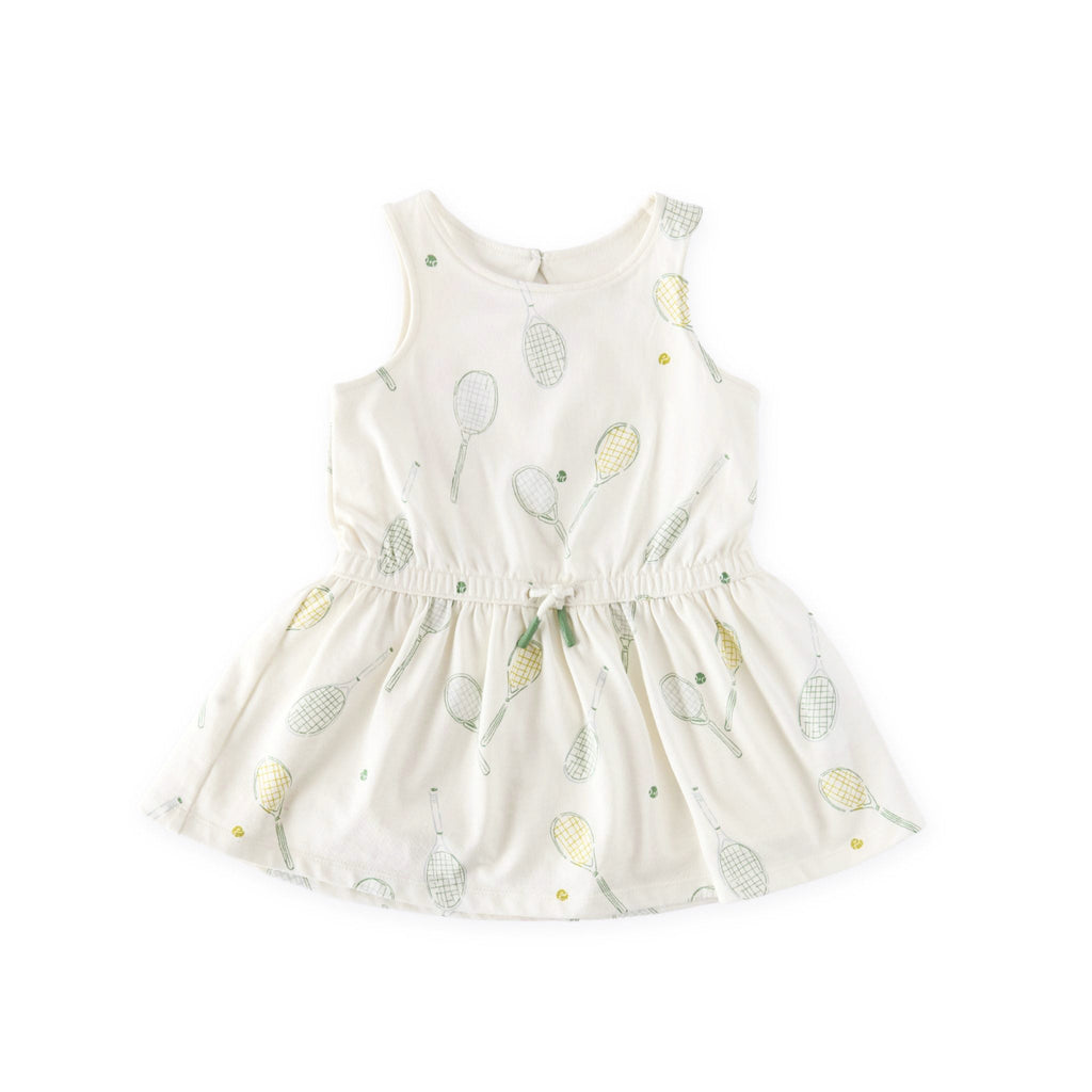 kids tennis dress doubles in pattern