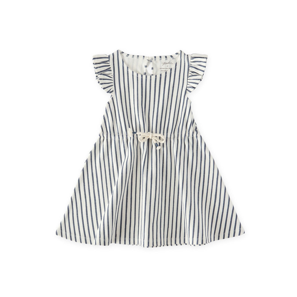 kids tank dress stripes away ink blue in blues pattern