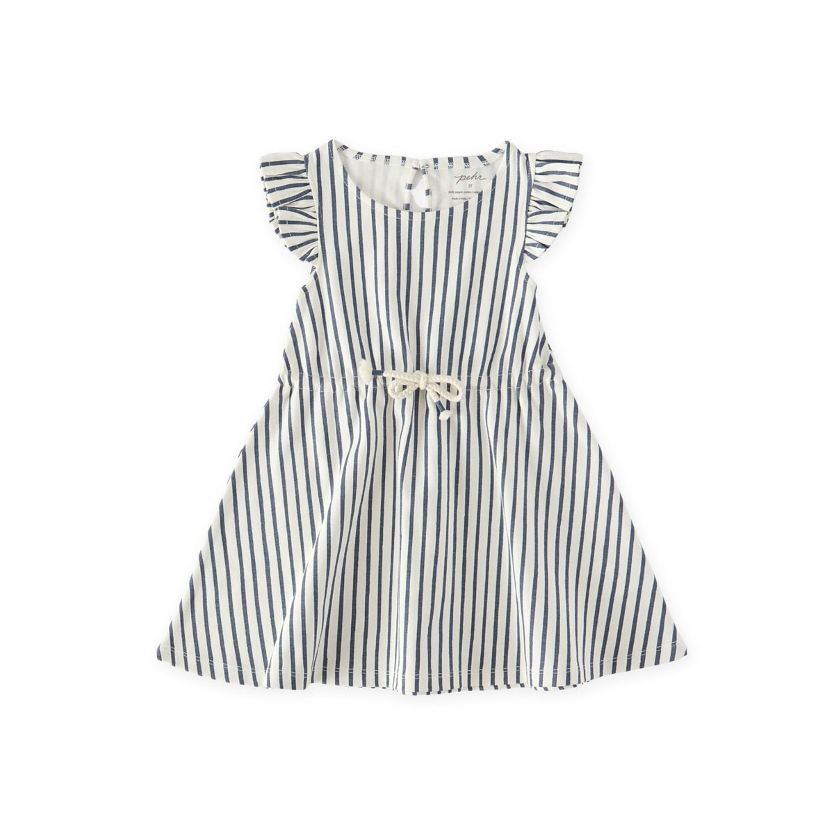 kids tank dress stripes away ink blue in blues pattern