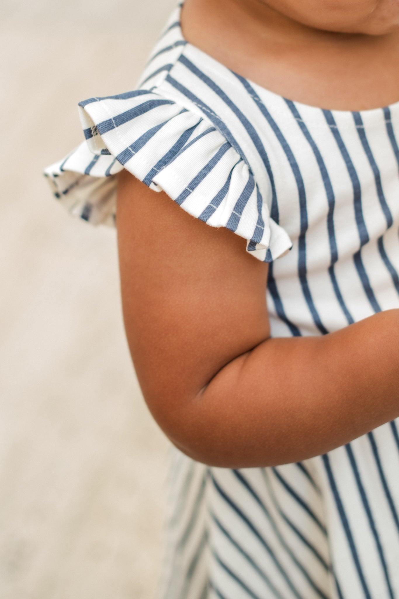 Tank Dress - Stripes Away Ink Blue