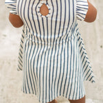 Tank Dress - Stripes Away Ink Blue