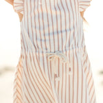 Tank Dress - Stripes Away Peony