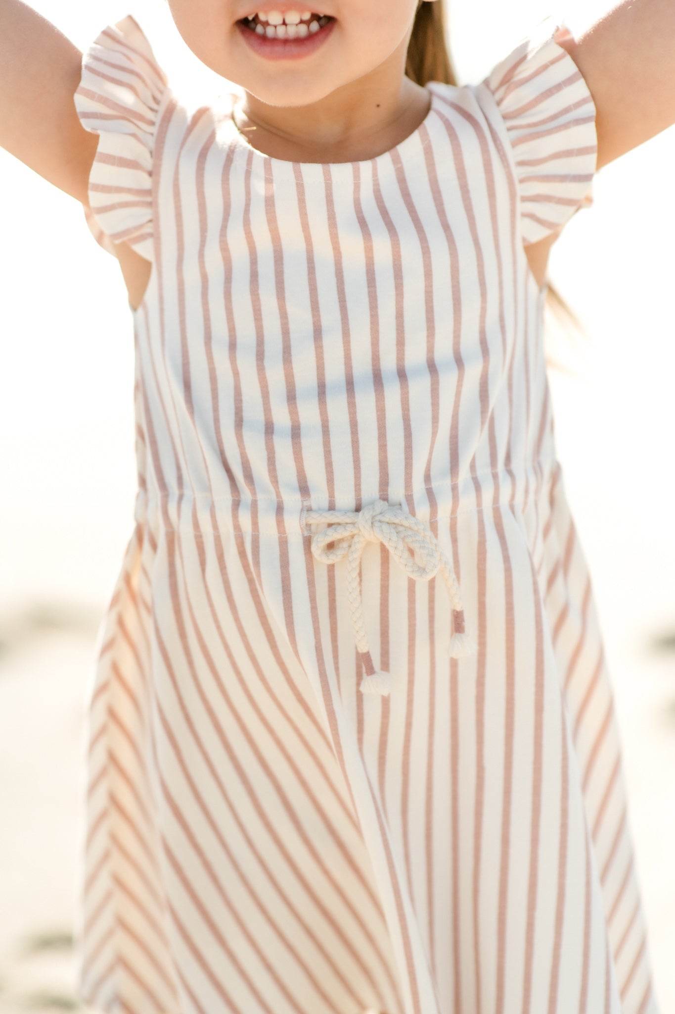 Tank Dress - Stripes Away Peony