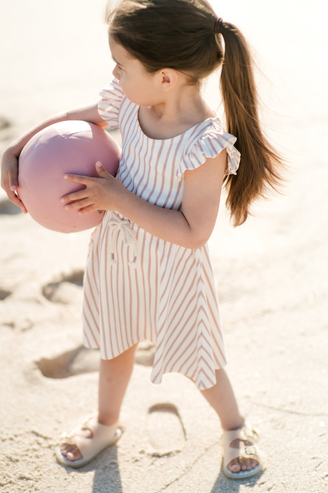 Tank Dress - Stripes Away Peony