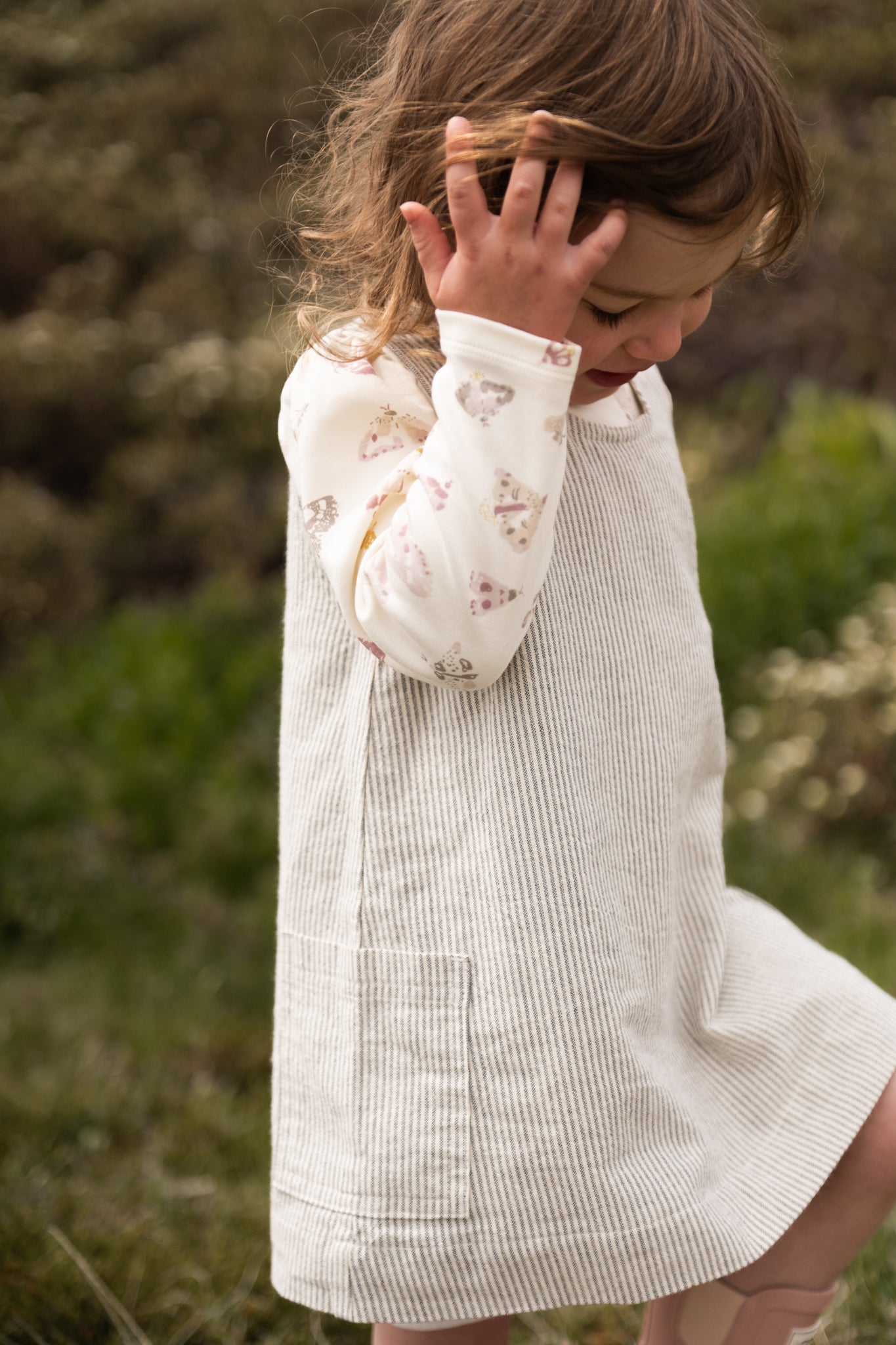 Railroad Shift Dress - Railroad Stripe