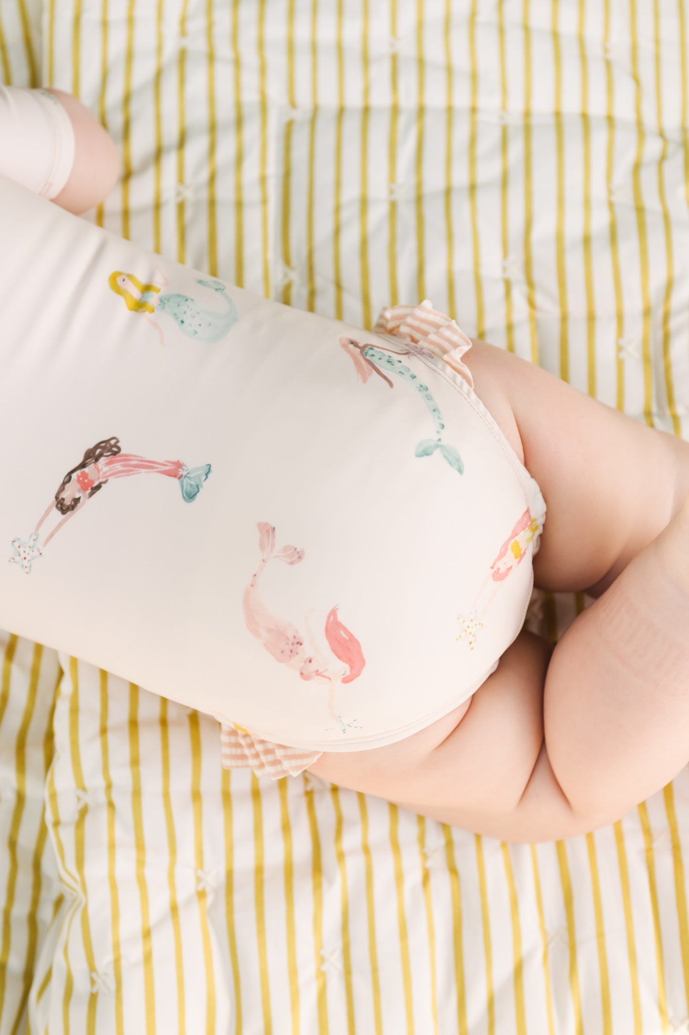 Swim Short Sleeve Ruffle One-Piece - Mermaid Melody