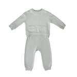 French Terry Matching Set - Soft Sea