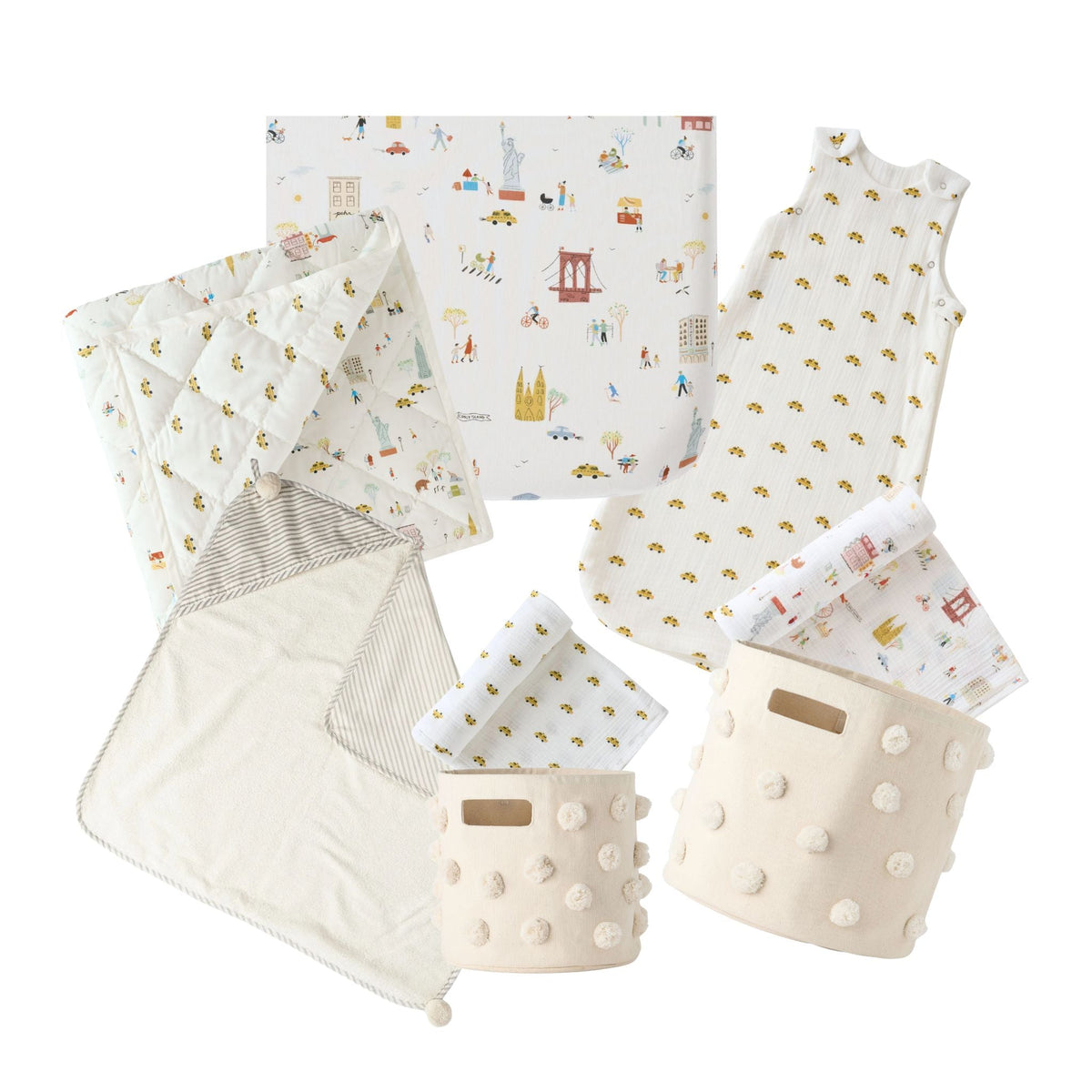 baby shower bundle in for them neutrals pattern