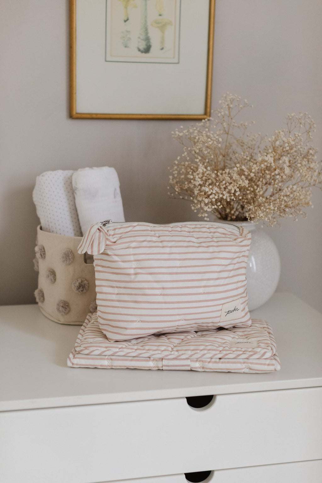 kids on the go set stripes away rose pink