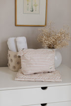 kids on the go set stripes away rose pink