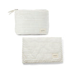 kids on the go set stripes away pebble grey in neutrals pattern