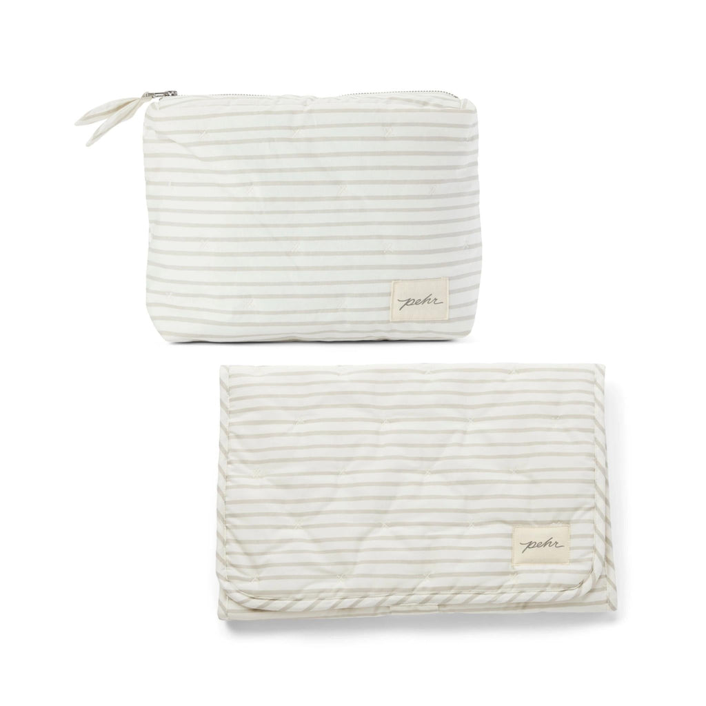 kids on the go set stripes away pebble grey in neutrals pattern