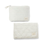 kids on the go set stripes away pebble grey in neutrals pattern