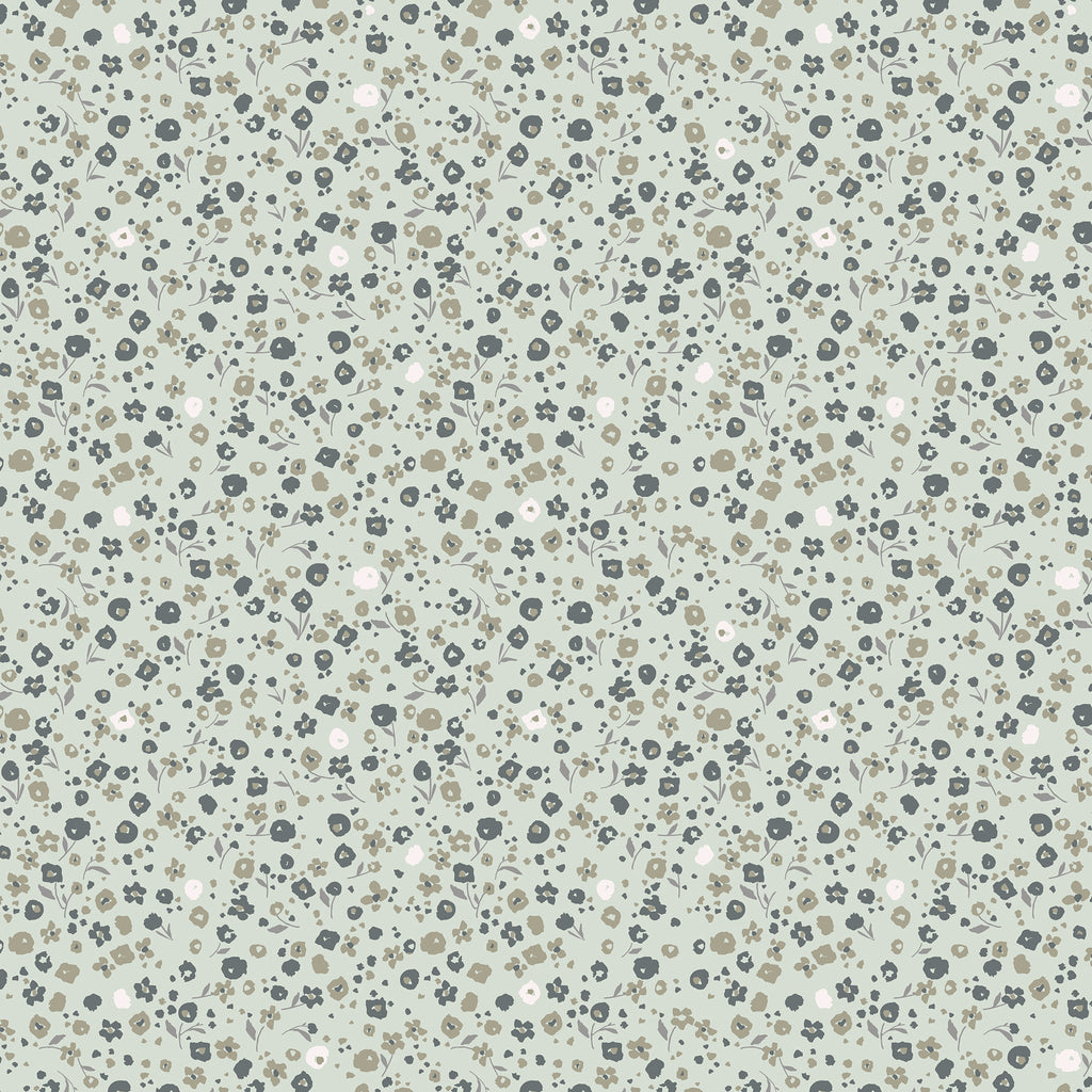 chasing paper x pehr wallpaper forget me not in greens pattern