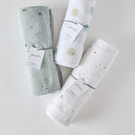 Organic Cotton Muslin Swaddle - Celestial