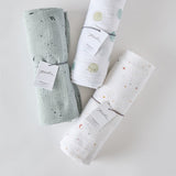 Organic Cotton Muslin Swaddle - Celestial
