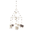 classic mobile baa sheep in neutrals pattern