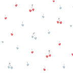 chasing paper x pehr wallpaper mon cheri in reds pattern