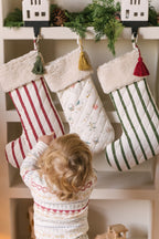 Holiday Stocking - Berry