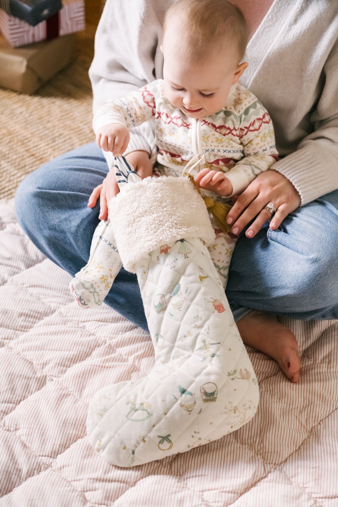 Holiday Stocking - Partridge in a Pehr Tree