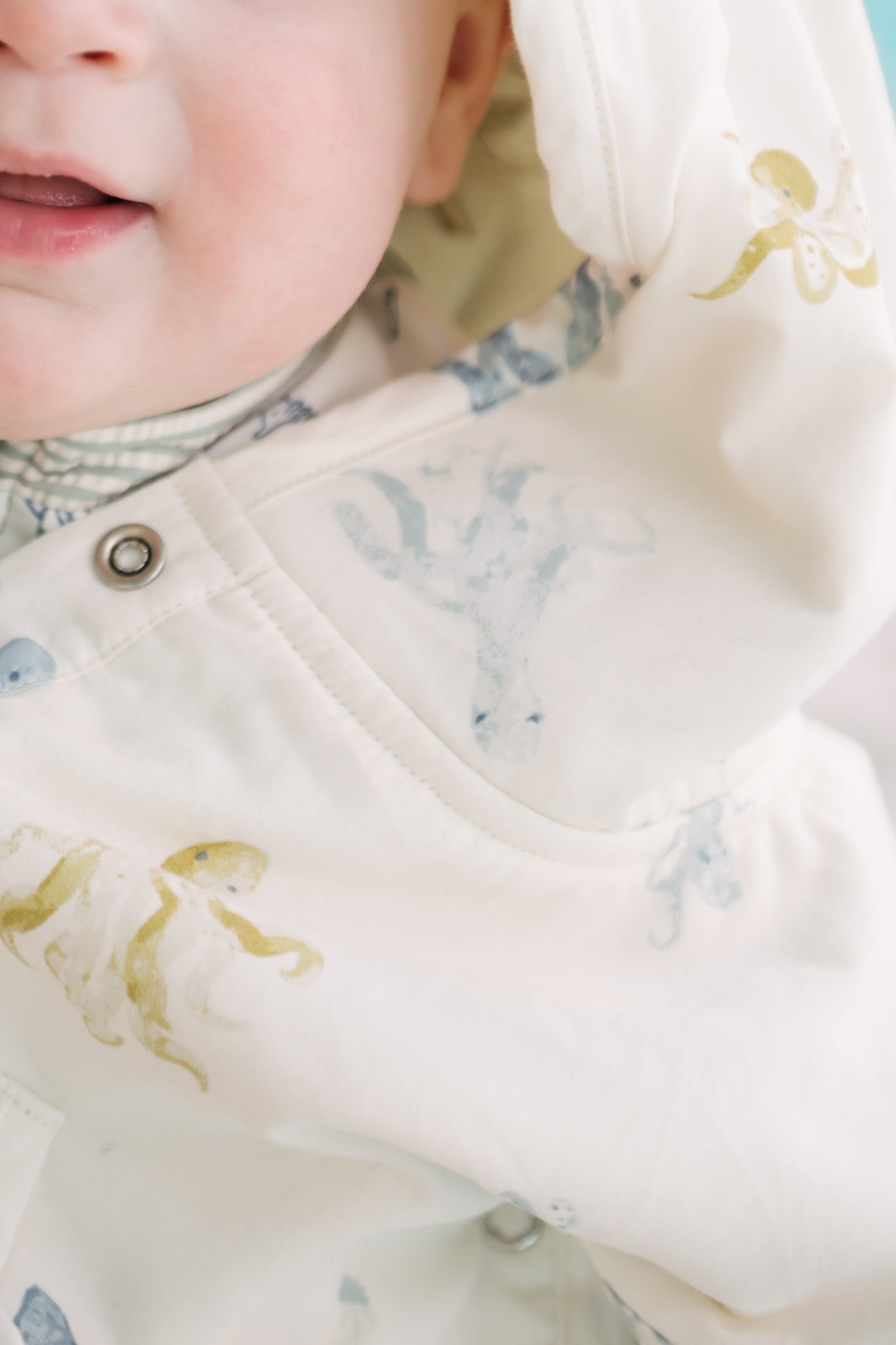 Hooded Poncho Towel - Octopus Oasis