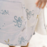 Hooded Poncho Towel - Octopus Oasis