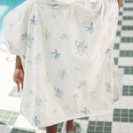 Hooded Poncho Towel - Octopus Oasis