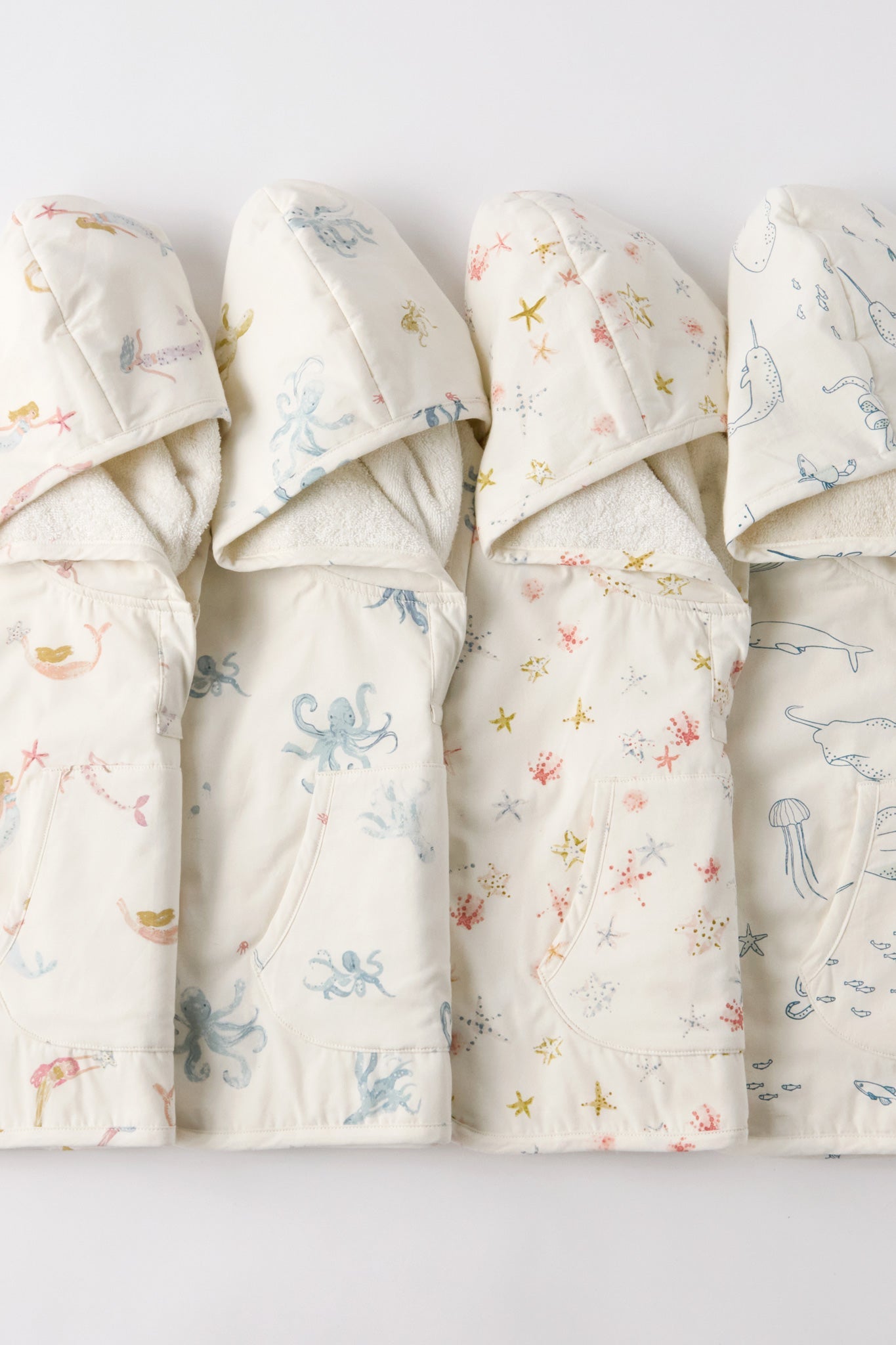 Hooded Poncho Towel - Starfish