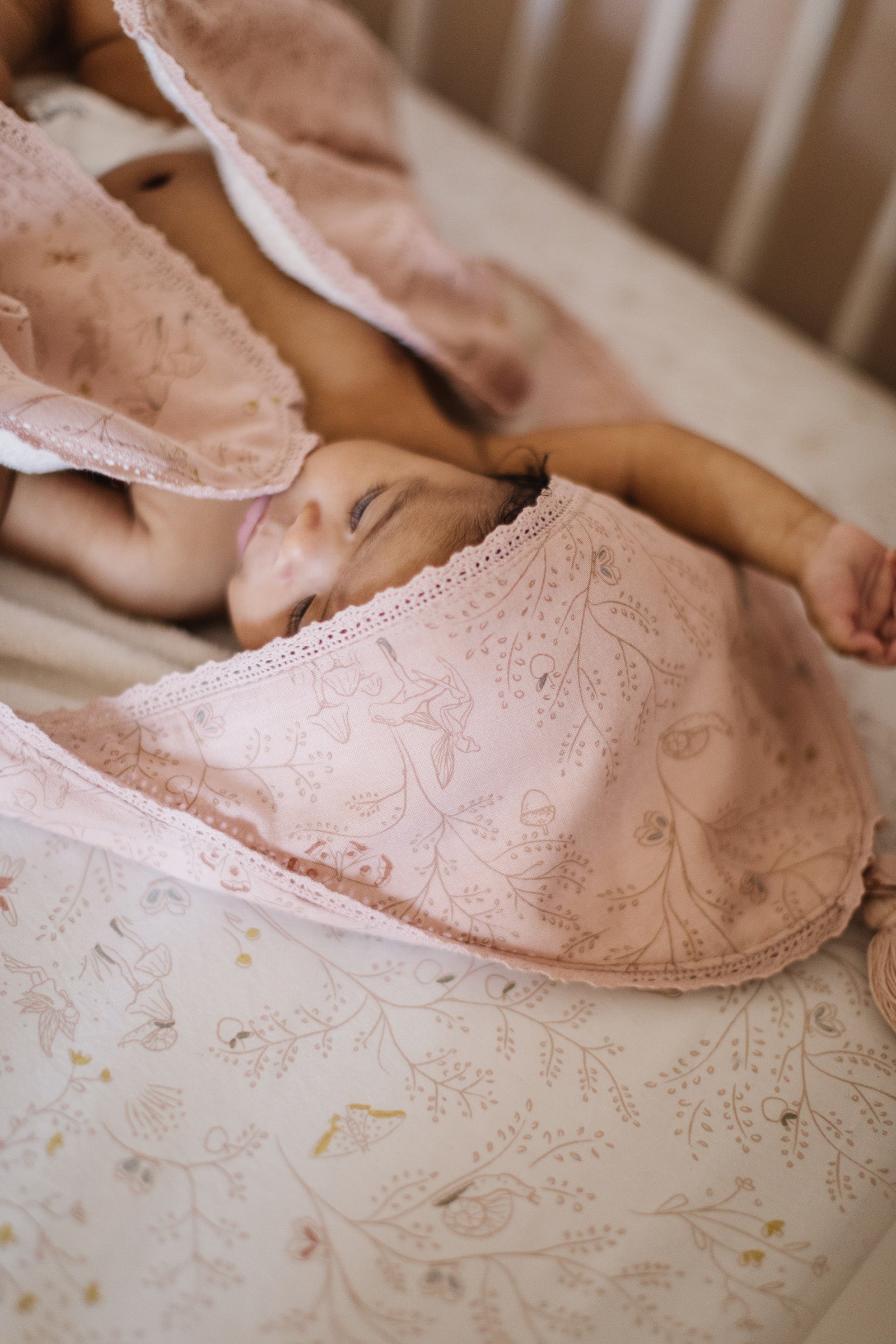 Hooded Towel - Secret Garden