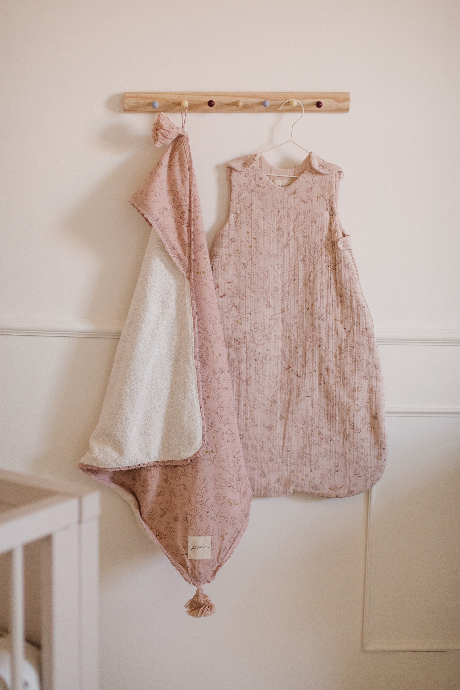 Hooded Towel - Secret Garden