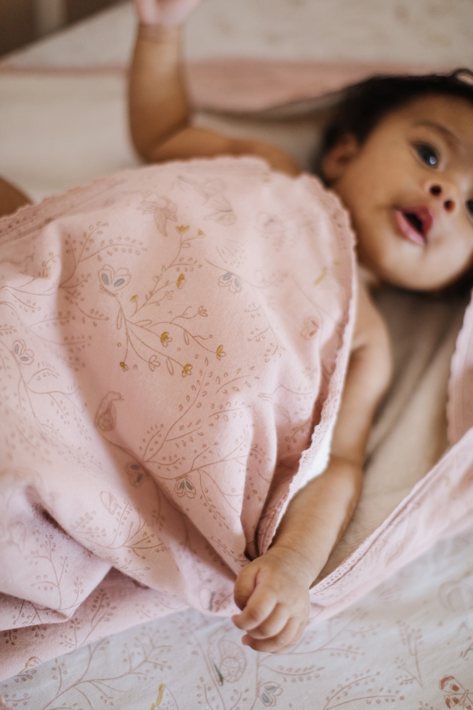 Hooded Towel - Secret Garden