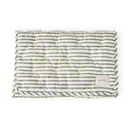 striped on the go portable changing pad stripes away olive in greens pattern