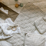 Striped On the Go Portable Changing Pad - Stripes Away Olive