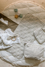 striped on the go portable changing pad stripes away olive