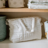 Weekender Bag - Stripes Away Pebble Grey