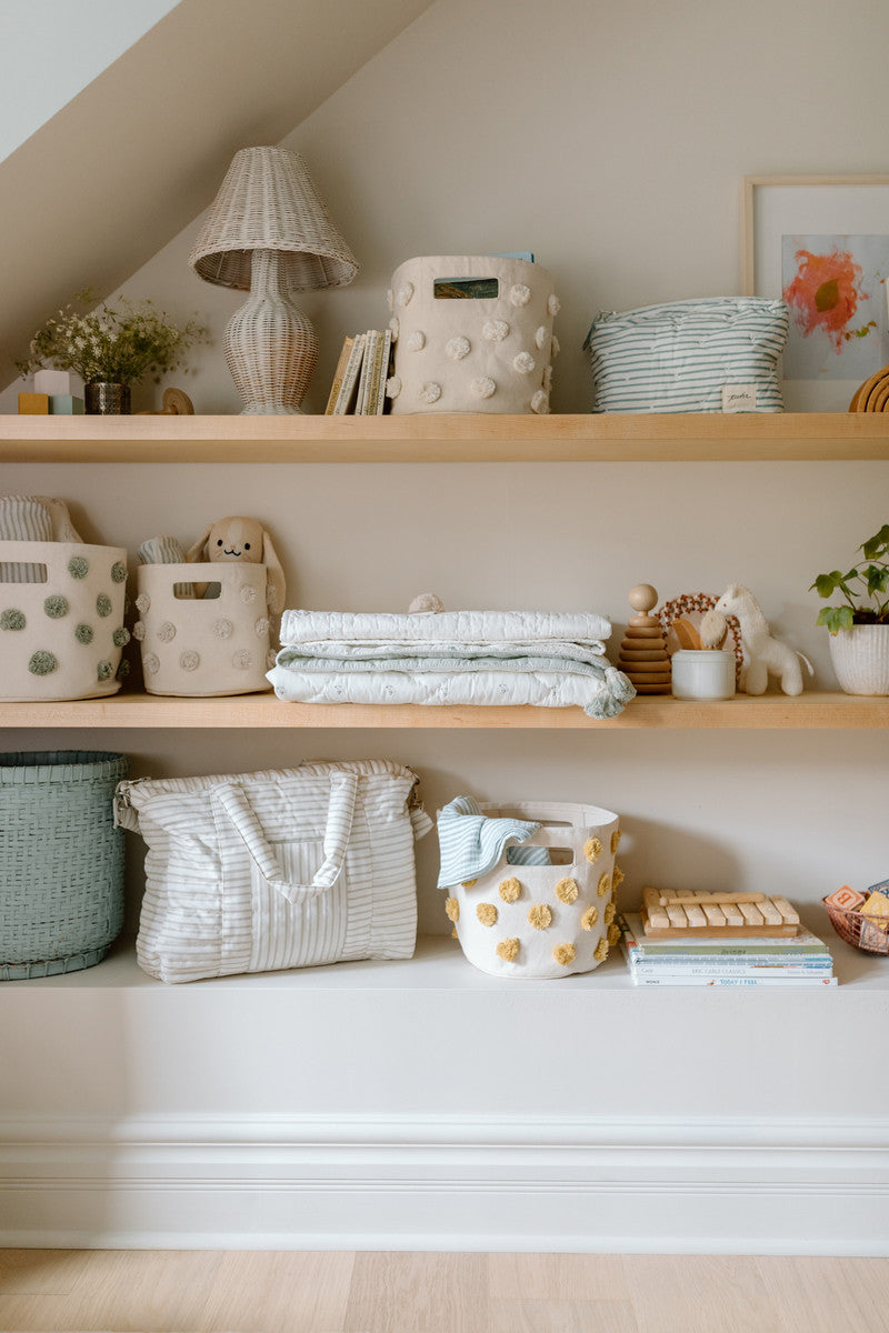 Weekender Bag - Stripes Away Pebble Grey