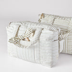 Weekender Bag - Stripes Away Pebble Grey