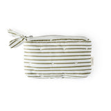 On The Go Mini Pouch - Stripes Away Olive