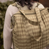 Convertible Diaper Bag - Moss Stripe