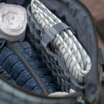 Convertible Diaper Bag - Indigo Stripe