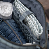 Convertible Diaper Bag - Indigo Stripe