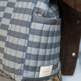 Convertible Diaper Bag - Indigo Stripe